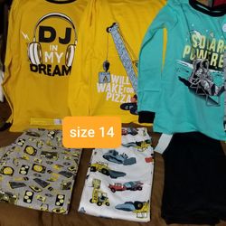 New Boys size 12-14 fleece pjs
