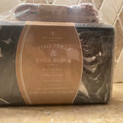 Yoga Block And Strap 