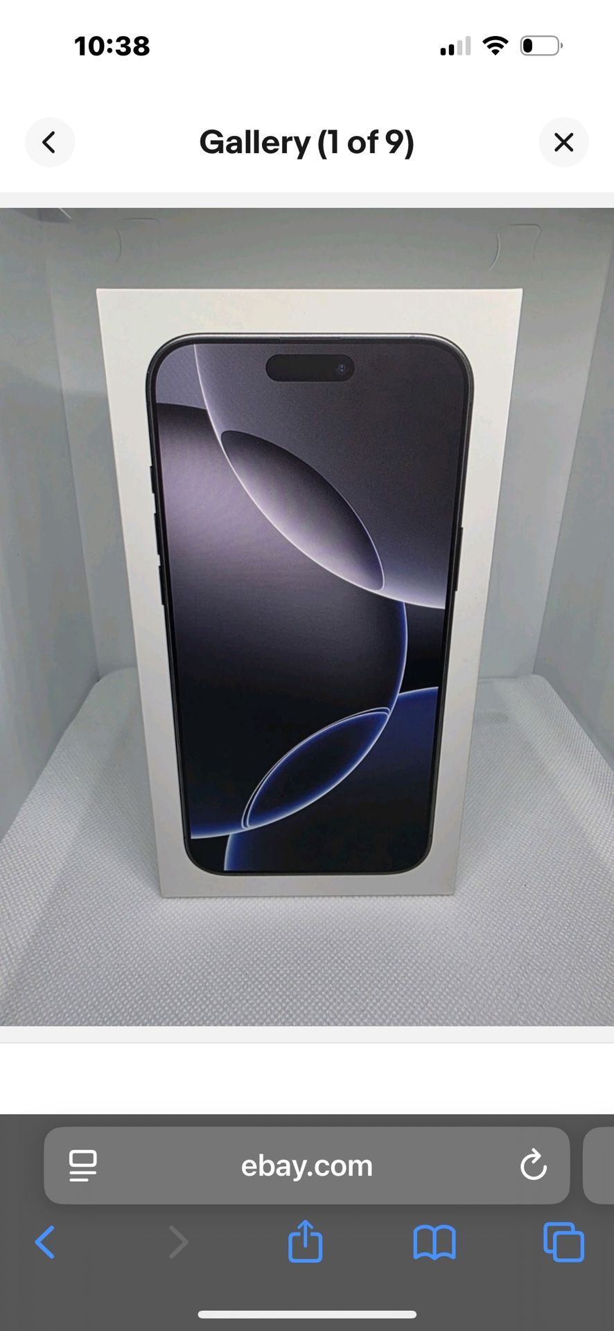 Apple iPhone 16 Pro Max - 256GB - Black Titanium