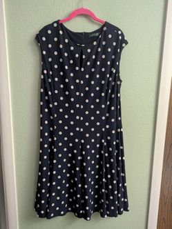 Classic style Lauren Ralph Lauren polka dot dress