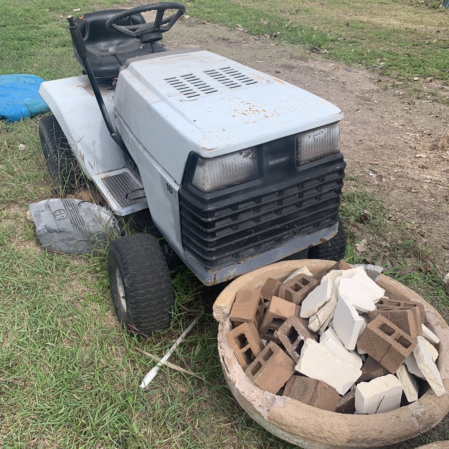 Craftsman riding lawn mower 48 inch sale