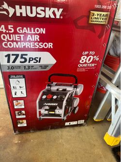 Husky 175 psi air compressor