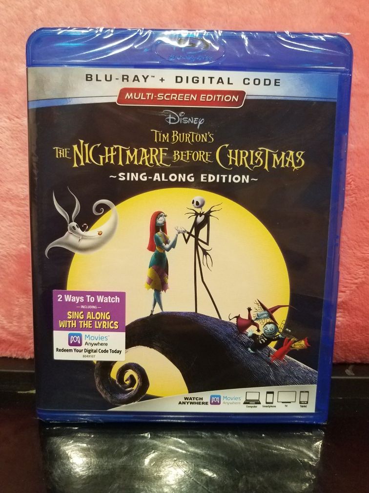 The Nightmare Before Christmas Blu-ray disc