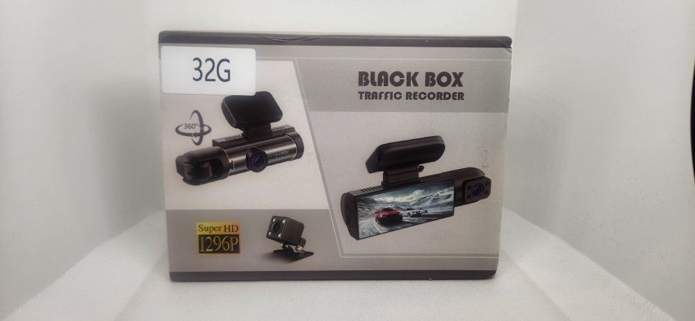 Front & Rear Dash Camera with 32GB SD Card