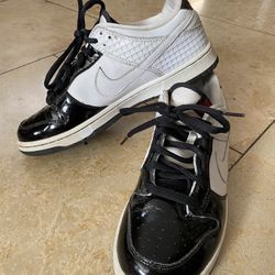 Nike Dunk Low Premium White/Patent Leather Jordan Pack