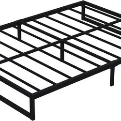 8 Inch King Bed Frame Sturdy Mattress Foundation, Heavy Duty Metal Platform with Steel Slats Support No Box Spring Needed, Noise Free, Easy Assembly, 