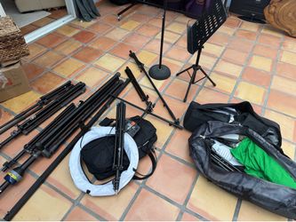 Photography / Video / media Lighting Studio Kit –  Setup