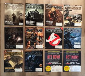 Game Informer Magazine Lot - 12 Consecutive Issues (2007-2008)