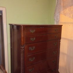Vintage Dresser And Full Size Dresser With Mirror