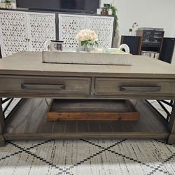 Coffee Table With Drawers