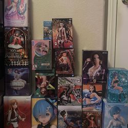 Anime Figures, bandai namco, Sega and more
