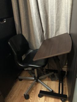 Desk and chair