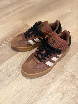 Adidas Samba Brown Suede Low-Top Sneakers