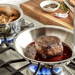 All Clad D3 SS Frying Pans