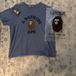 Blue Vintage Bathing Ape Tee Shirt 