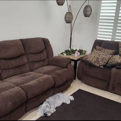 Moving Sale Recliner Couch Sofa Set