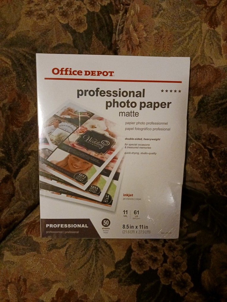 New Matte Professional Photo Paper 50ct. $20