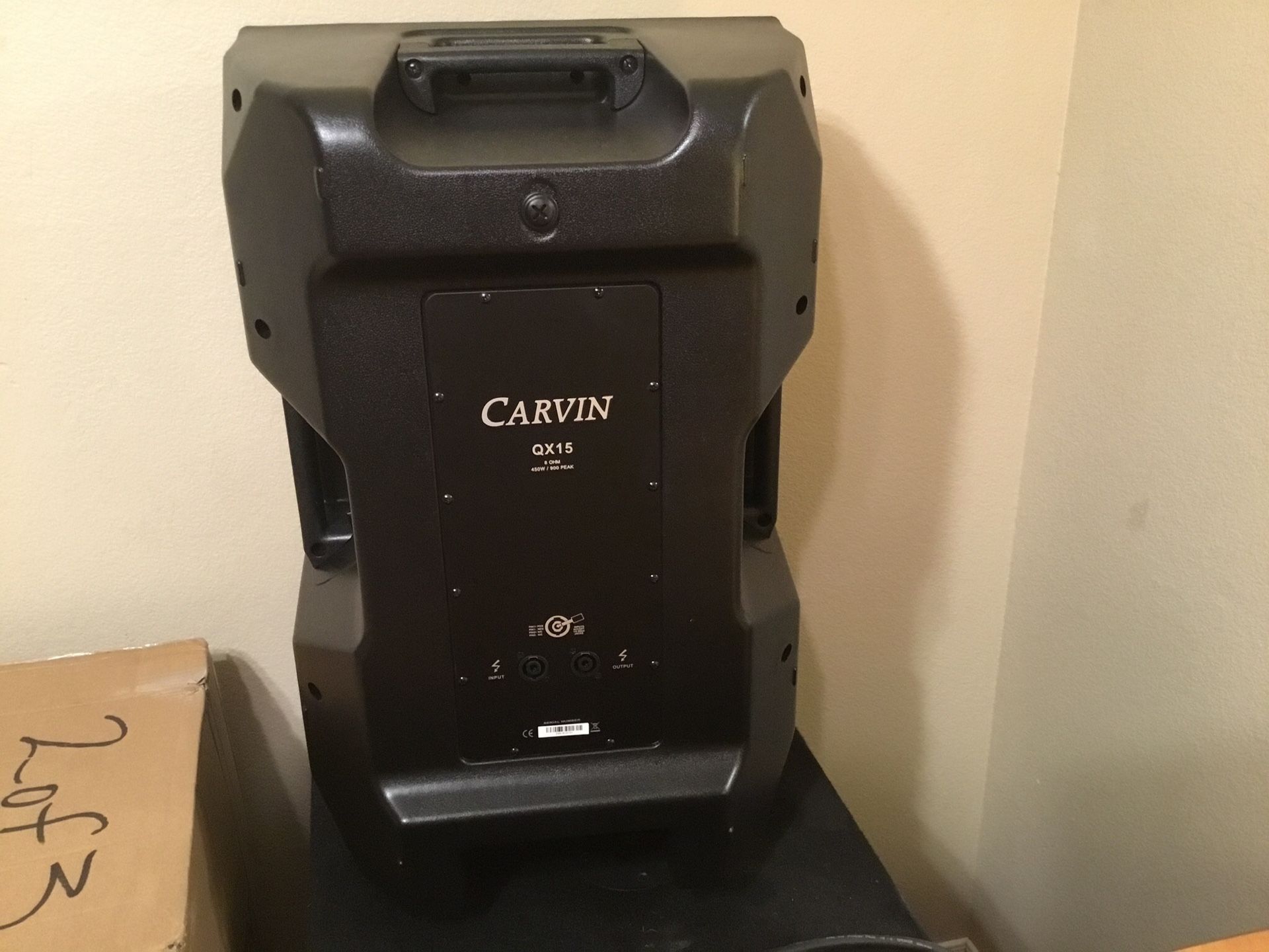 Carvin 15” pro audio speakers