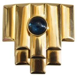 Vintage Balenciaga Art Deco style brooch