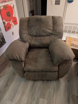 Brown Rocking Recliner Chair