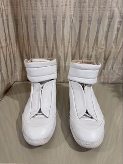Maison Margiela Future High Top Sneakers – White – Authentic