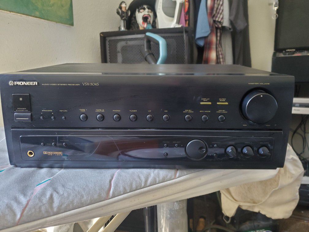 Pioneer Vsx-504s Video And Audio Receiver