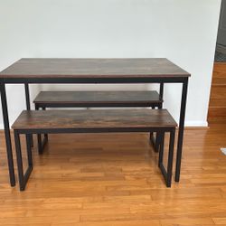 Dining Table and Bench Seats