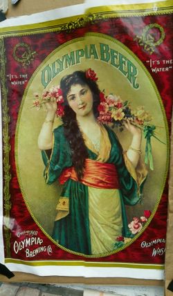 Olympia brewery poster