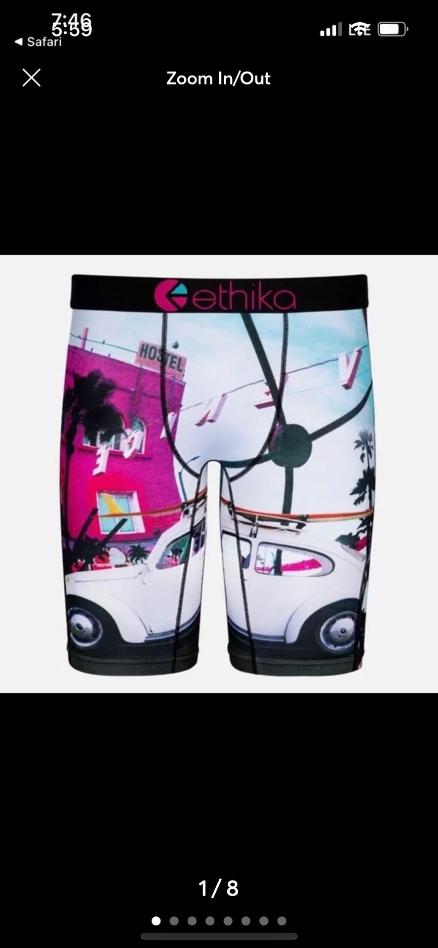Ethika Underwear size XL Venice Beach