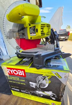 RYOBI 10" Compound Miter Saw w/Laser