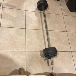 Weight Bar With Weights