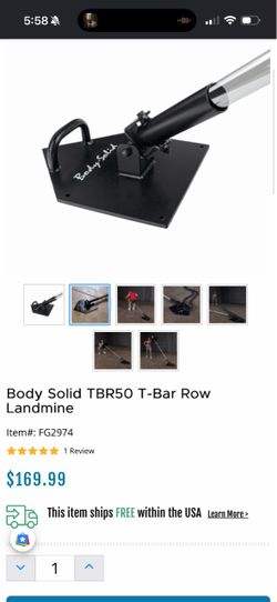 Body Solid TBR50 T-Bar Row Landmine