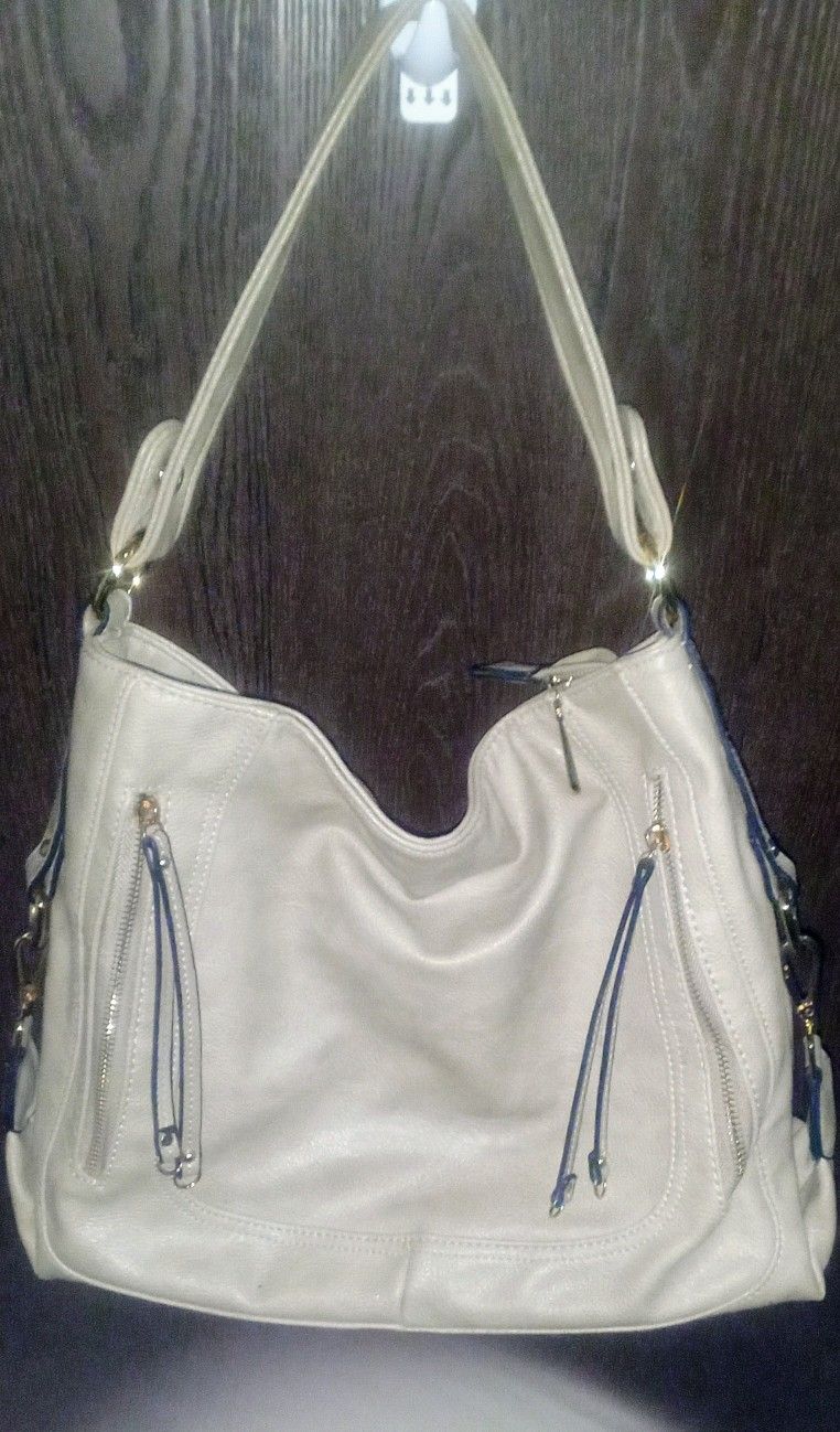 Cream Colored Shoulder Bag