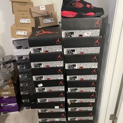 Jordan 4 Red Thunder 