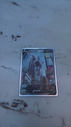 Mewtwo V (Alternate Full Art) #072/078 - Pokémon GO near mint