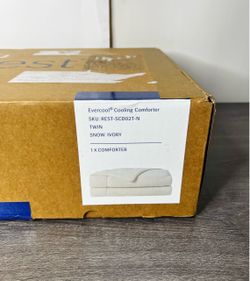 REST Evercool Cooling Comforter TWIN Snow Ivory REST-SCD02T-N