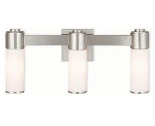 Chrome bathroom light