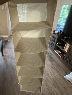hanging closet organizer