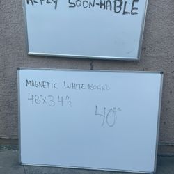 Magnetic White Board