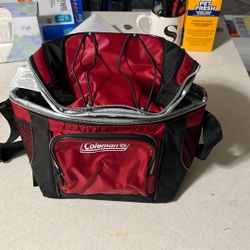 Coleman Removable Liner Cooler Lunch Or Bottles