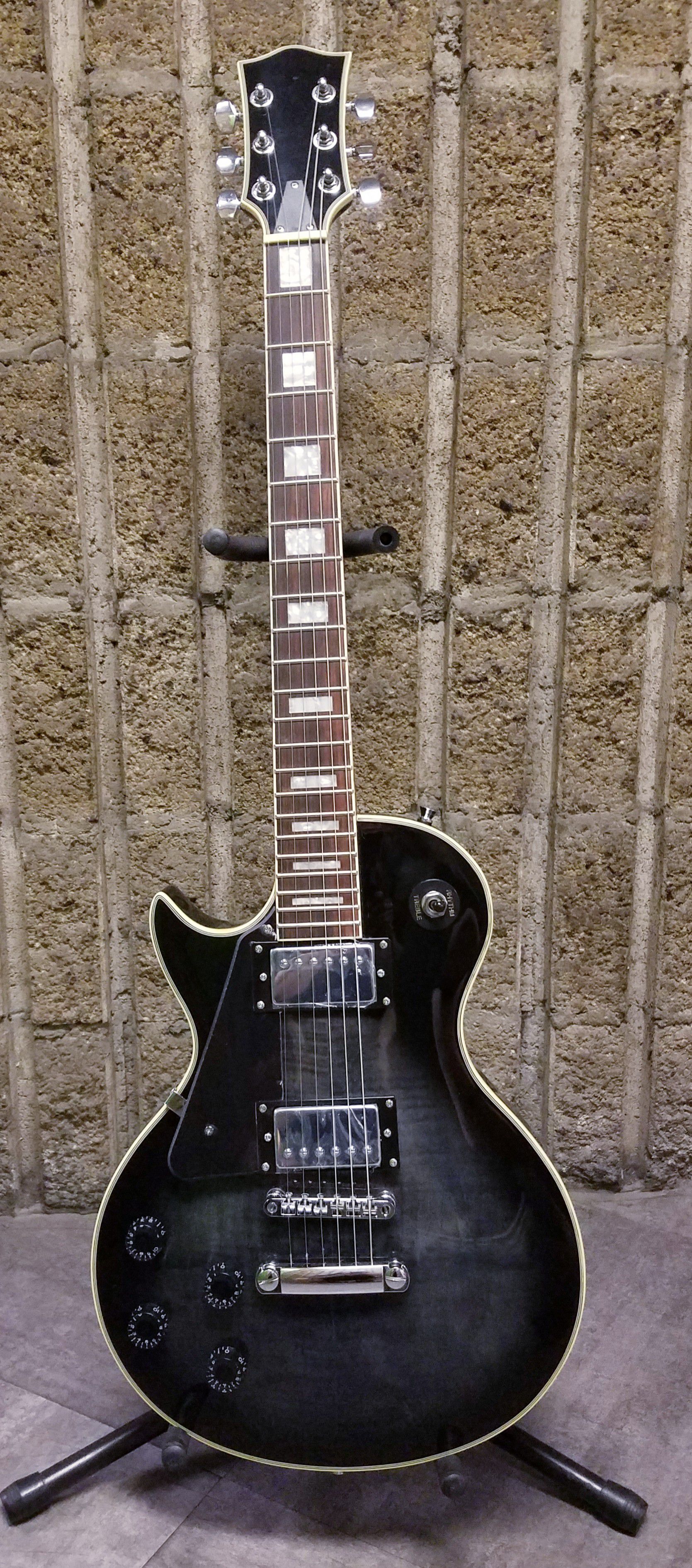 NEW! Gibson shape- Les Paul Style - Left Handed - Electric Guitar - Gray Faze