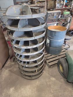 Lazy Susan hardware bin
