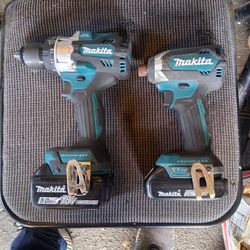 Makita Combo SET (NO CHARGER, BOTH WORK)