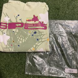 *BRAND NEW* SP5DER HOODIE SP5 “LIME” S