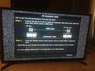 32” Samsung LED 720 60hz with remote Like New
