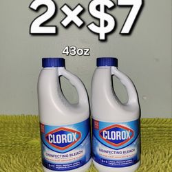 2 Clorox 43oz
