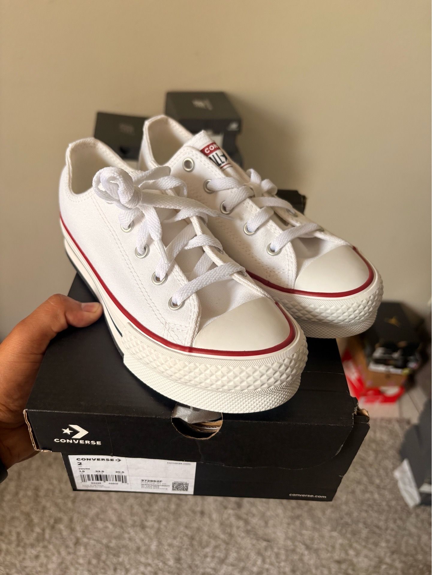 Girls Converse Size 2y