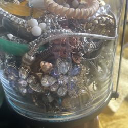 Jar Of Jewelry  See Details 