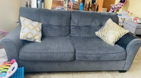 Grey Comfortable Couch 