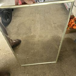 Medicine Mirror Cabinet In Wall , 13”w X 23” Tall Insert, Good Shape !